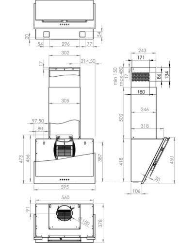 Вытяжка Gorenje WHI6SYW