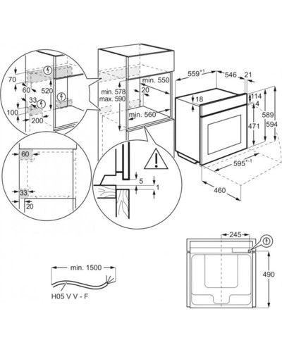 Духова шафа Electrolux EOF3H00BX