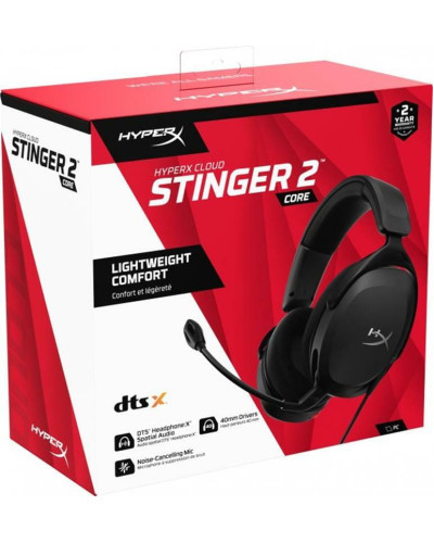 Гарнітура HyperX Cloud Stinger 2 Core PC 3.5mm Black (683L9AA)