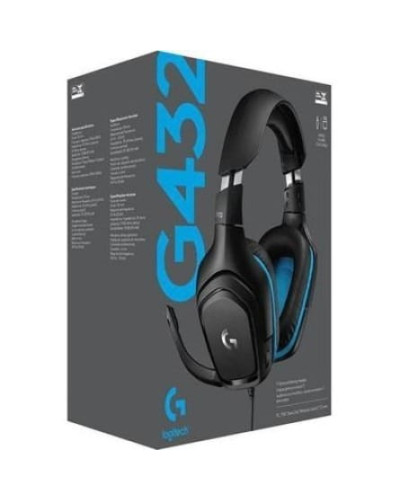 Гарнітура Logitech G432 Black (981-000770)
