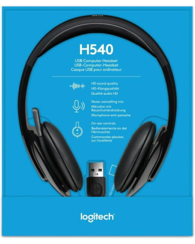 Гарнитура Logitech H540 USB (981-000480)