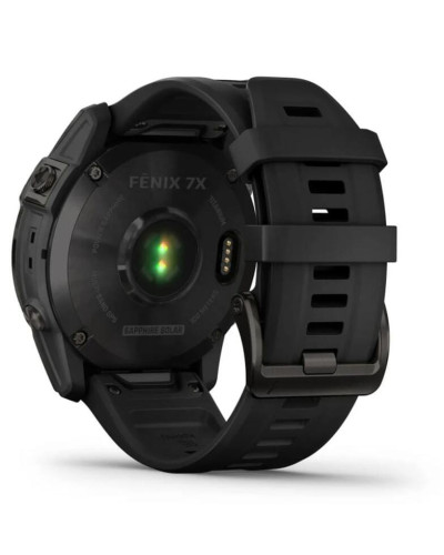 Смарт-часы Garmin Fenix 7X Sapphire Solar Carbon Gray DLC Titanium with Black Band (010-02541-34)