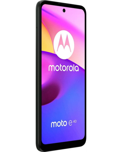 Смартфон Motorola Moto E40 4/64GB Dual Sim Carbon Gray (PAVK0001RO)