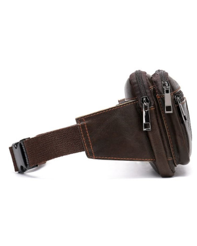 Сумка на пояс Vintage 14727 Коричнева