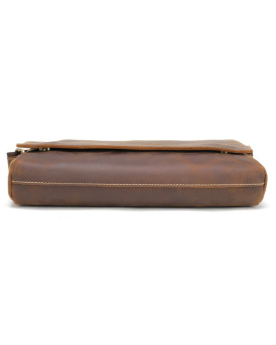 Сумка мужская crazy horse Vintage 14780 Коричневая
