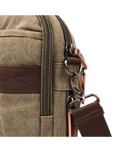 Сумка текстильная для ноутбука Vintage 20185 Зеленая