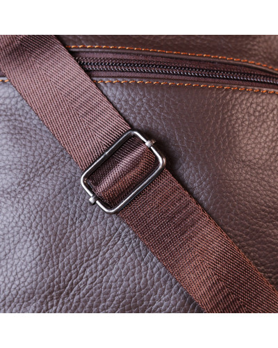 Сумка мужская Vintage 20687 кожаная Коричневый