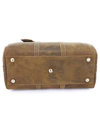 Сумка дорожная Vintage 14050 из винтажной кожи Коричневая