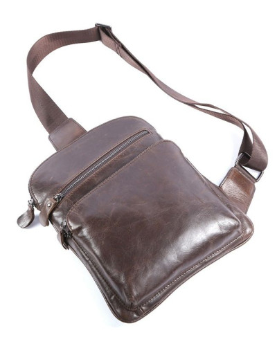 Сумка мужская Vintage 14185 Коричневая
