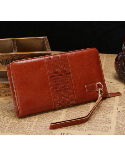 Чоловік клатч Vintage 14189 Коричневий