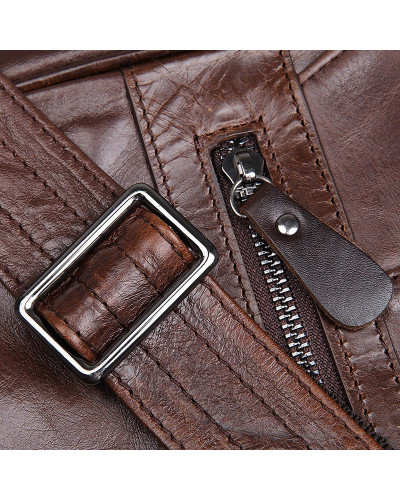 Сумка мужская Vintage 14425 Коричневая