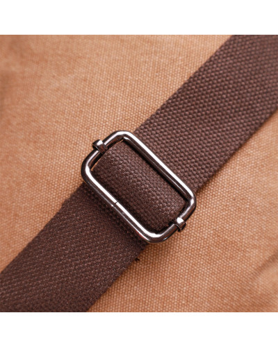 Отличная вертикальная сумка для мужчин из текстиля Vintage 22236 Коричневый