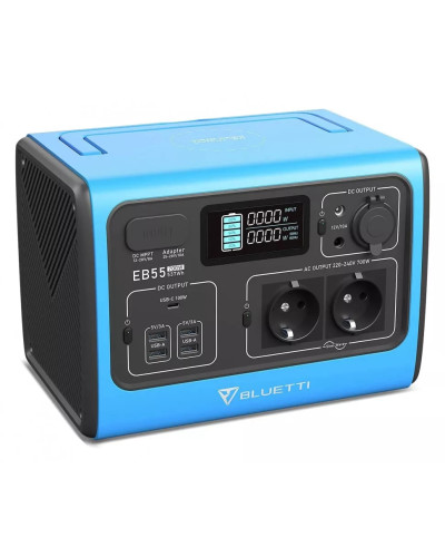 Портативная станция BLUETTI PowerOak EB55 Blue (537 Вт·ч / 700 Вт)